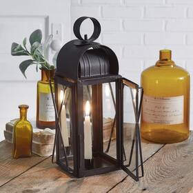 Ctw Home Collection 801106225447 Modern Historic Milkhouse Lantern Decoration - Black