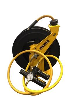 Dxcm024-0344 Dewalt Dxcm024 50ft Air Hose Reel And Dxcm019 High-flow Filter C Epj031449