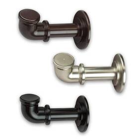 Ojtp04-12 Domovina Industrial Pipe Design Wall Hook Black