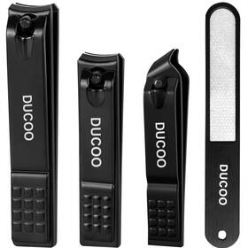B0bcfbbfvr Ducoo 4pc Ultra Sharp Stainless Steel Nail Clipper Set For Men Women Adults
