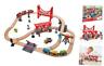 E3730 Hape Busy City Train Rail Set Complete Themed Wooden Toy