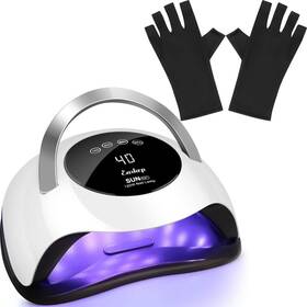 Easkep B07wwzzkqd 120w Uv Light For Nails - Nail Lamp Gloves Kit Dryer