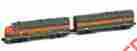F3a-f3b 62912-1 American Z Line Azl Great Northern Scale Locomotive Set Both Powered