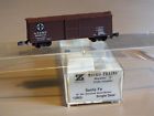 13905 Fe Santa Lightly Wood Mtl Used Boxcar 40