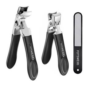 Fotiwesd B0dypcb99m Nail Clippers For Seniors Wide Jaw Fingernail And Angled Toenail Trimmers