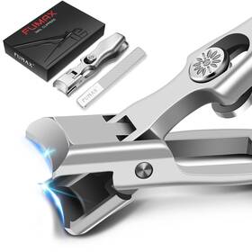 B0d56g21dk Fumax Nail Clippers For Men Wide Jaw Heavy Duty Toenail Trimmer With Catcher Seniors