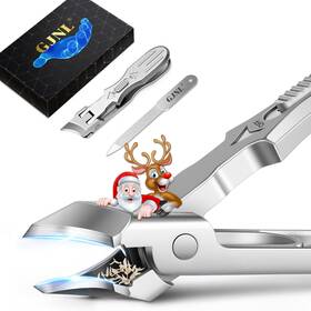 B0d56r9knj Gjnl Ingrown Toenail Clippers Wide Jaw Catcher 45-degree Angle Thick Nails