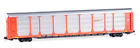 965476 Gn Nib Micro-trains Swoosh Tri-level - Ttgx Rack Orange Auto Bnsf