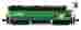 62502-4 Gp38-2 American Z Line Azl Scale Locomotive Burlington Northern Road Number 2312