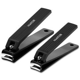 Hawatour B0cgtybgnl Ultra Sharp Curved Blade Fingernail Toenail Clipper Set Zinc Alloy