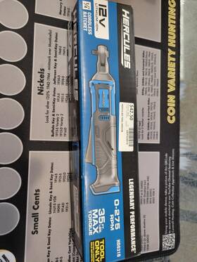 Gep022616 Hercules 57248 Hd031b 12v Lithium-ion 1/4in Cordless Ratchet- Tool Only