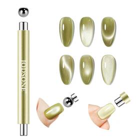 Jodsone B0fx3mp3w2 3-in-1 Cat Eye Magnet Nail Art Toolcylindrical Ball