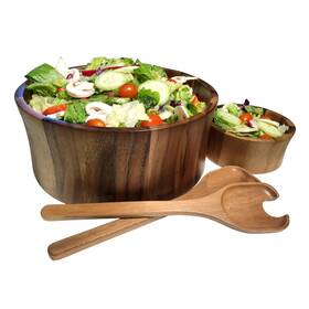 328b3 Kalmar Home 328b Salad Bowl With Servers 10 Inch