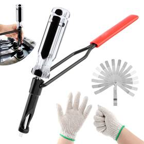 22425071 Kazheon Valve Lash Adjustment Tool Angled Feeler Gauge For Honda Nissan Toyota