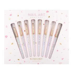 Kiara Sky B0ccwy56vt Professional Nails Complete Nail Art Brush Collection For Gel