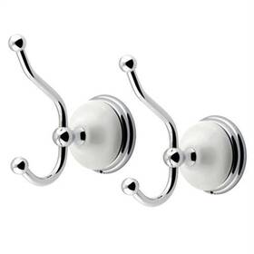 Bak1117c Kingston Brass Victorian 2-piece Robe Hook Polished Chrome