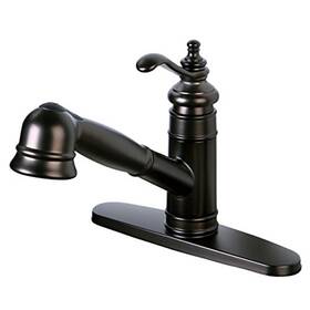 Gsc7575tl Kingston Brass Gourmetier Templeton 8 Inch Centerset Single Handle Kitchen Faucet With Pu