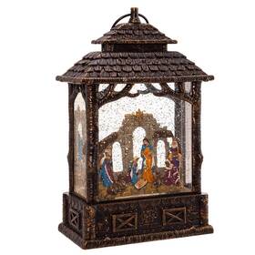 Kurt Adler 086131563638 S. 11-inch Battery-operated Led Nativity Scene Water
