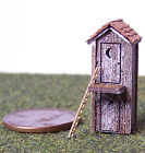 Rsl4007 Laser Model Unptd Structure Level Scale Wood Outhouse Two Railroad Kit
