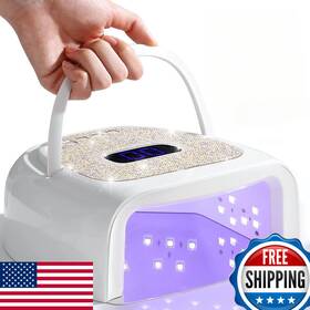Linssy B0d4977mzm 60w Rechargeable Uv Led Nail Lamp Faster Wireless Dryer Gel Polish