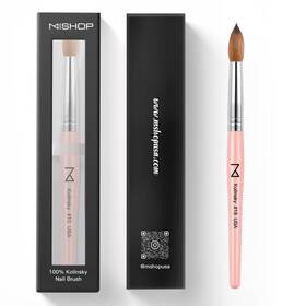 M Beauty Studio B0f2p1rg37 Majesti Pink 100 Kolinsky Acrylic Nail Brush Professional