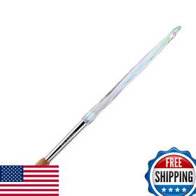 Makarttpro B0cms23y8b Kolinsky Crimped Acrylic Nail Brush For Powder And Ema Monomer