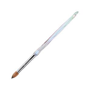 Makarttpro B0cms5wb72 Kolinsky Crimped Acrylic Nail Brush For Powder And Ema Monome