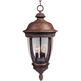 3468cdse Maxim Lighting Knob Hill Cast 3-light Outdoor Hanging Lantern - Sienna