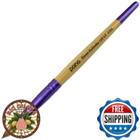Pana B01n1hvg2y Usa Acrylic Nail Brush 100% Pure Kolinsky Hair Limited Edition Beige Purple
