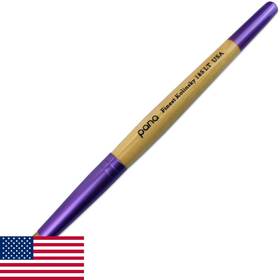 Pana B01n2jdjfz Usa Acrylic Nail Brush 100% Kolinsky Hair Round Style Size 18 Beige Purple