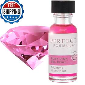 Perfect Formula B01k19si12 Ruby Pink Gel Coat - Nail Strengthener Keratin Treatment