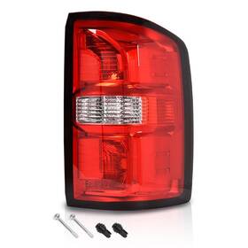 Pit66 02rla4337ardrpit Red Lens Right Tail Lights Lamp Without Bulbs Compatible With Gmc Sierra 15