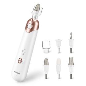 B0983qlzz4 Polamd Electric Nail File Manicure Pedicure Kit - Cordless And Portable 5-speed Dril