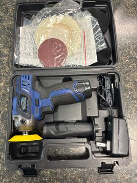 Quc025006 Power Torque Ptt0012 Used 12v Cordless Polisher Buffer Sander