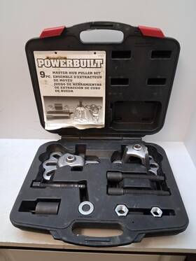 Powerbuilt 648608 Kit #40 9-piece Master Hub Puller Set D52133411