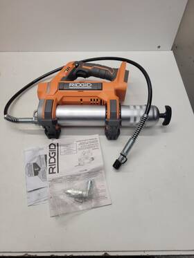 P03047801 Ridgid Tools R860445 18-volt Cordless Grease Gun Tool Only R860445b Untested.