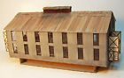 Rsl4034 Model Engine House Railroad Kit Laser Scale Structure Unptd Wood