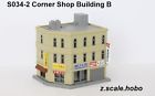 S034-2 0 Ship Scale Structure Corner Building Rokuhan Downtown Pre-built