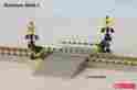 S045-1 S045-3 Railroad Crossing Gates Japanese Rokuhan Z Scale Japan New In Usa 0 Ship 4571324593647