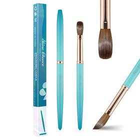 B0djrkplqg Shine Chance Acrylic Nail Brush Size 10 Pure Kolinsky Professional Extension Art Tool