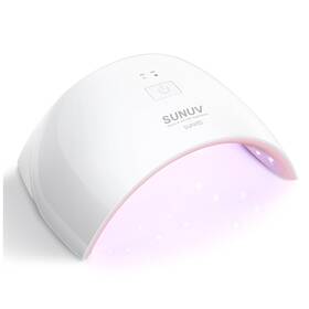 B01jgg5ch4 Sunuv Uv Led Nail Lamp Dryer For Gel Polish With Sensor - Pink Fast Curing