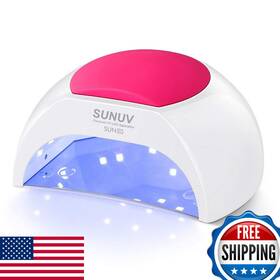 Sunuv B01n0bcn9b Sun2c Uv Light For Nails Led Nail Lamp 4 Timer Settings Curing Lights