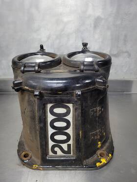 14585-f The Pyle National Company Railroad Locomotive Dual Beam Headlight Conversion Black Oem