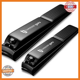 Tweezer Guru B07r445d9v Nail Clippers - 2 Pack Professional Stainless Steel Toe And Finger