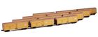 900801-6 Up Reefer Pfe Sp Sides 40 Car Azl Logo Set Wooden 12