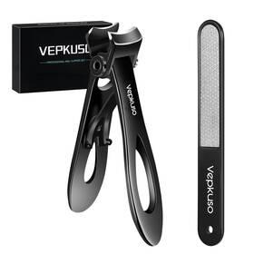 Vepkuso B08xyl9n54 Heavy Duty Stainless Steel Wide Jaw Nail Clippers For Thick/ingrown Nails
