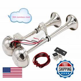 Viping B07zhxwmlj Electric Car Horn 150db Bugle Loud Speaker - Marine Stainless Steel