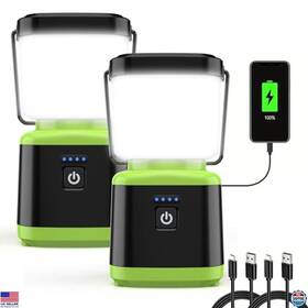 Visit The Alpswolf Store V220 Rechargeable Camping Lantern 2 Pack - 4 Modes Dimming Ipx4 Waterproof