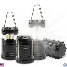 At-lpl-p4 Visit The Atack Store 4-pack Led Camping Lanterns - Battery-powered Portable Emergency Lights