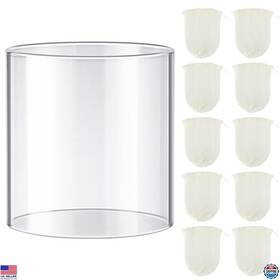 B0cpyk8p23 Visit The Ceoighe Store 11-pack Propane Lantern Mantles And Glass Globe - U-shape Parts For Coleman Lamp
